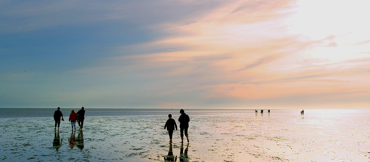 Das Wattenmeer bei Büsum